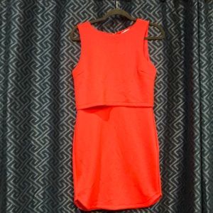 Lovely Hot orange dress